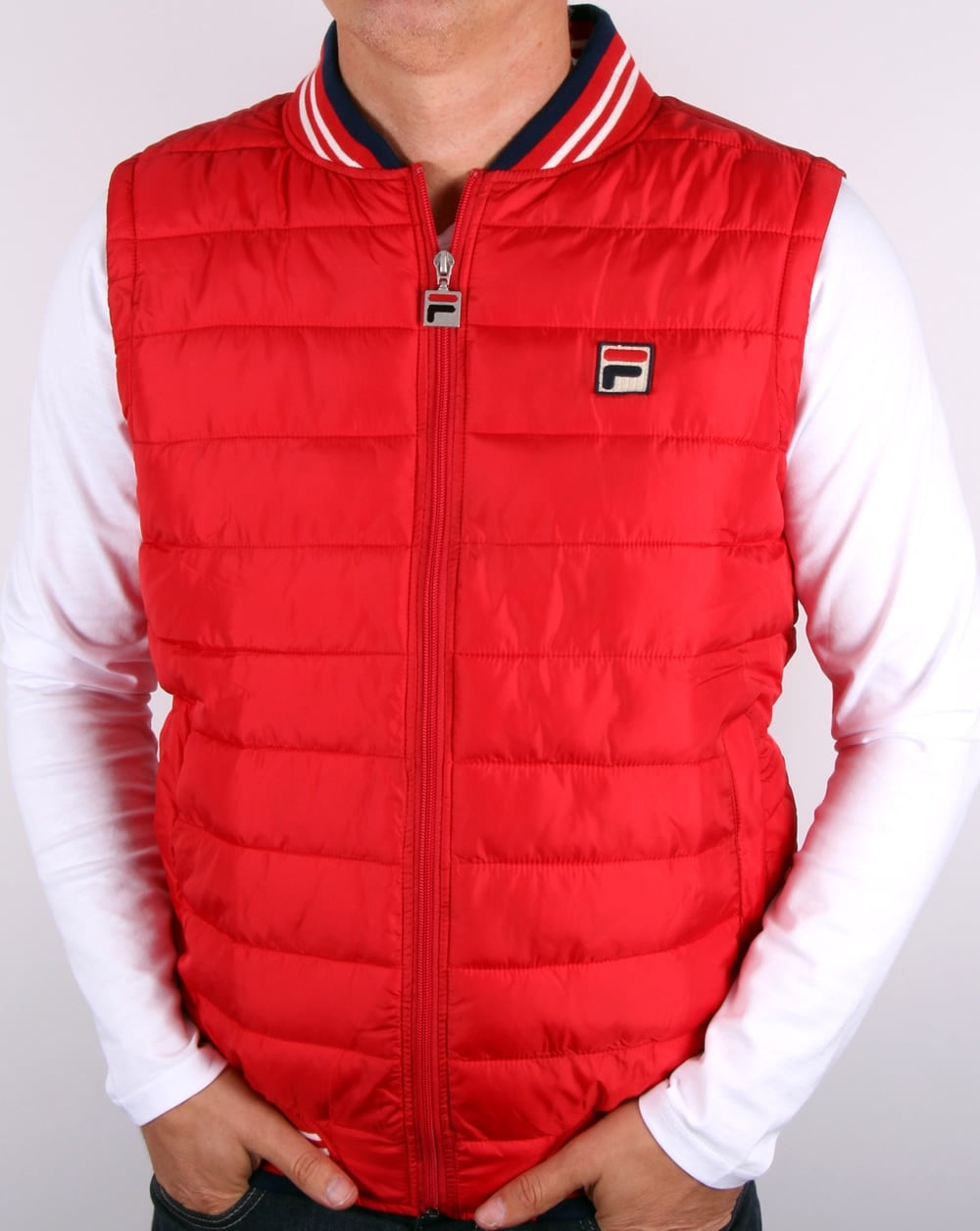 Fila Vintage Canapine Gilet Rot