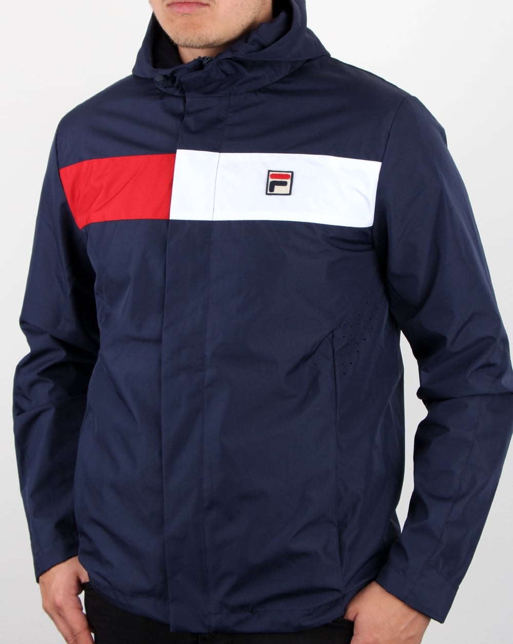 Fila Vintage Cardova Jacke Marineblau