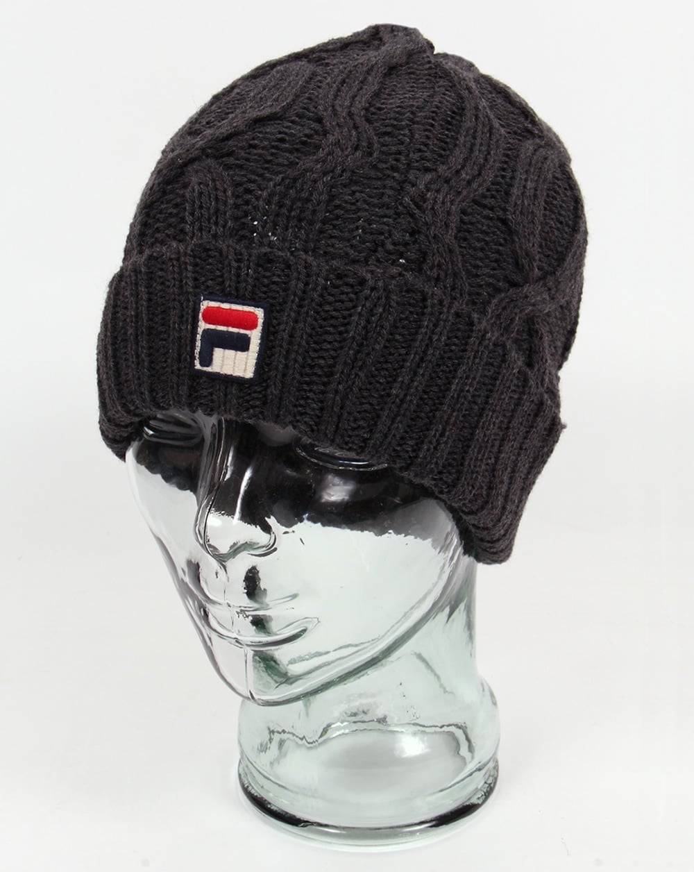 Fila Vintage Cavinato Ski Beanie Charcoal Grey