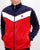 Fila Vintage Chevron Velour Track Top Navy/red/white