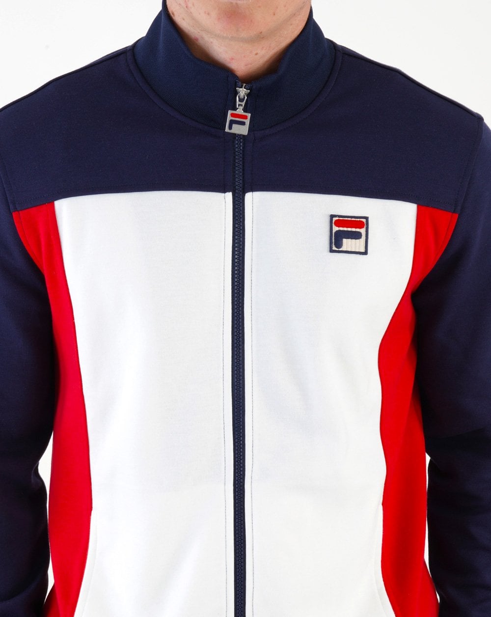Fila Vintage Classic Track Top Marineblau/Weiß/Rot