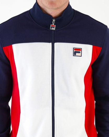 Fila Vintage Classic Track Top Marineblau/Weiß/Rot