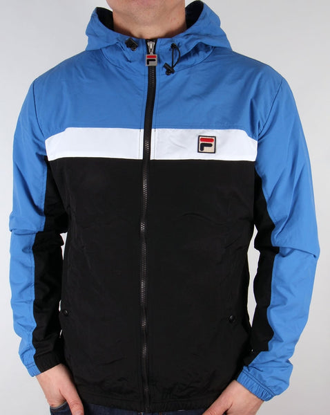 Fila Vintage Clipper Jacket Black/Ocean/White