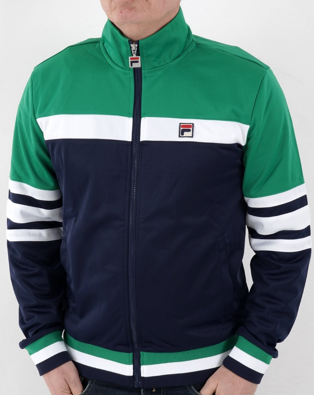 Fila Vintage Courto Trainingsjacke Marineblau/Grün
