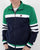 Fila Vintage Courto Track Top Navy/Green