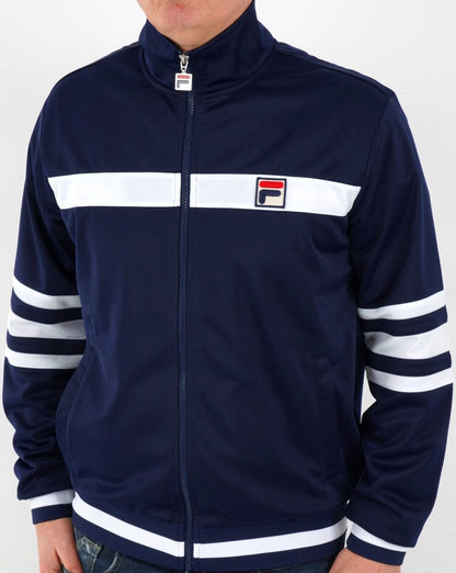 Fila Vintage Courto Trainingsjacke Marineblau/Weiß