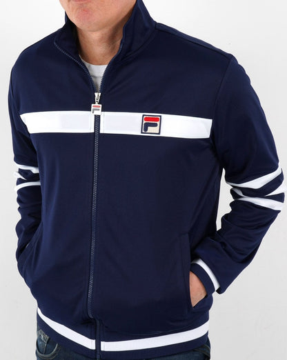 Fila Vintage Courto Trainingsjacke Marineblau/Weiß