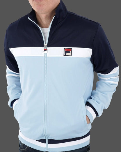 Fila Vintage Courto Trainingsjacke Himmelblau/Marineblau