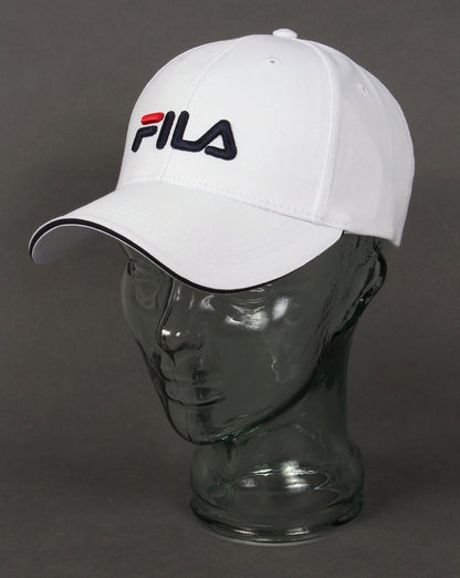 Fila Vintage Deverell Baseballkappe Weiß