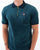 Fila Vintage Devon Velour Polo Dark Teal