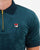 Fila Vintage Devon Velour Polo Dark Teal
