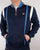 Fila Vintage Drift Track Top Navy/Ocean