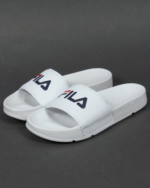 Fila Vintage Drifter Pool Sliders White