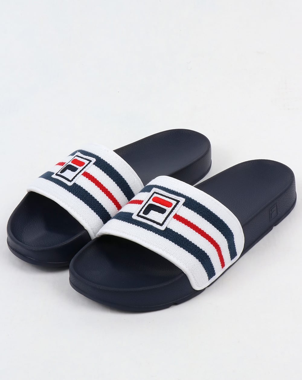 Fila Vintage Drifter Premium Slider Marineblau/Weiß/Rot