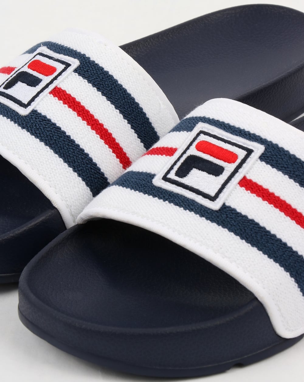 Fila Vintage Drifter Premium Sliders Navy/white/red