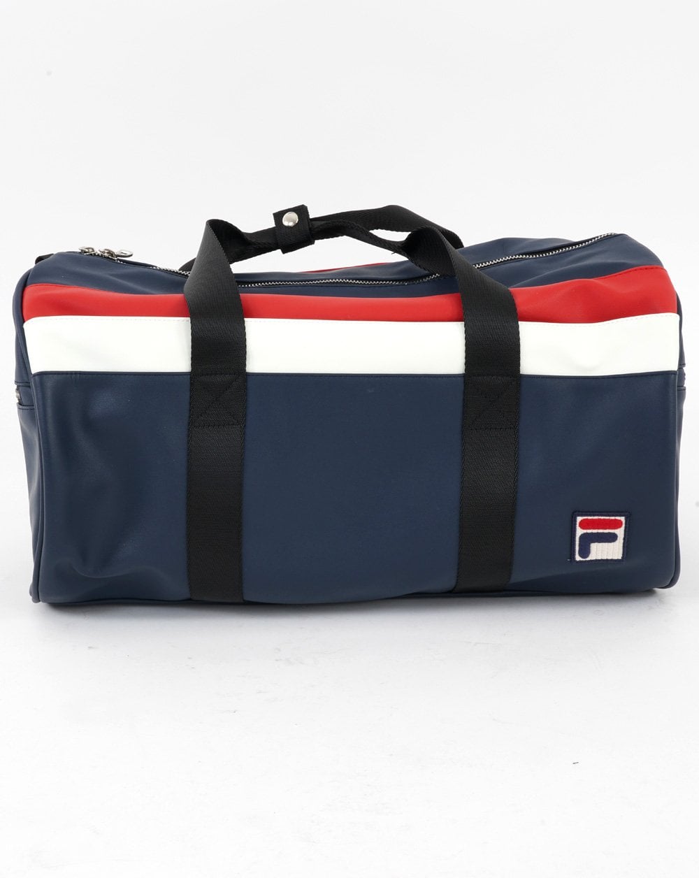Fila Vintage Eddyson Barrel Bag Marineblau/Weiß/Rot