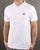 Fila Vintage F Logo Polo Shirt White