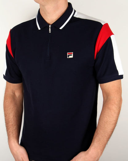 Fila Vintage Fabbiano Poloshirt Marine
