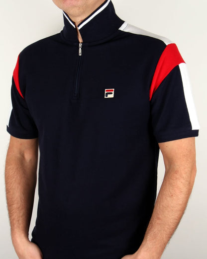 Fila Vintage Fabbiano Poloshirt Marine
