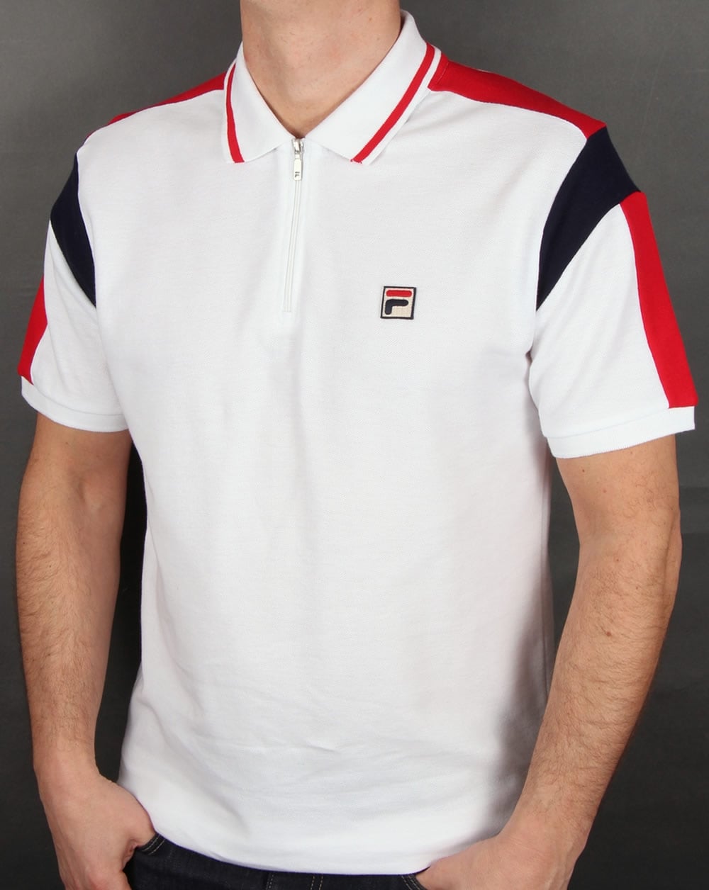 Fila Vintage Fabbiano Poloshirt Weiß