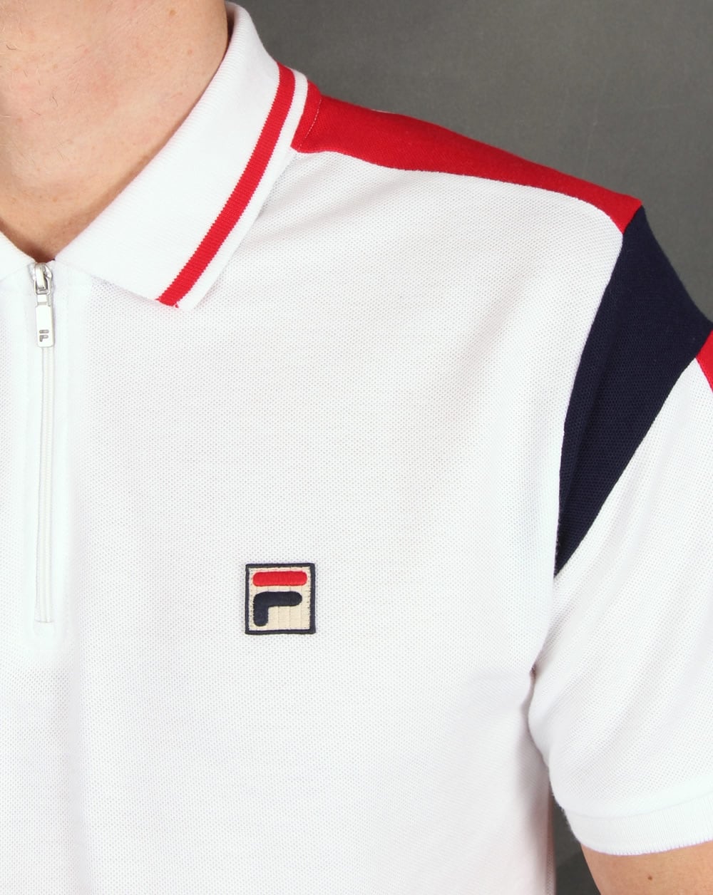 Fila Vintage Fabbiano Polo Shirt White