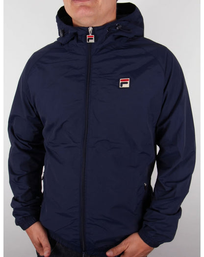 Fila Vintage Farro Kapuzenjacke Marineblau