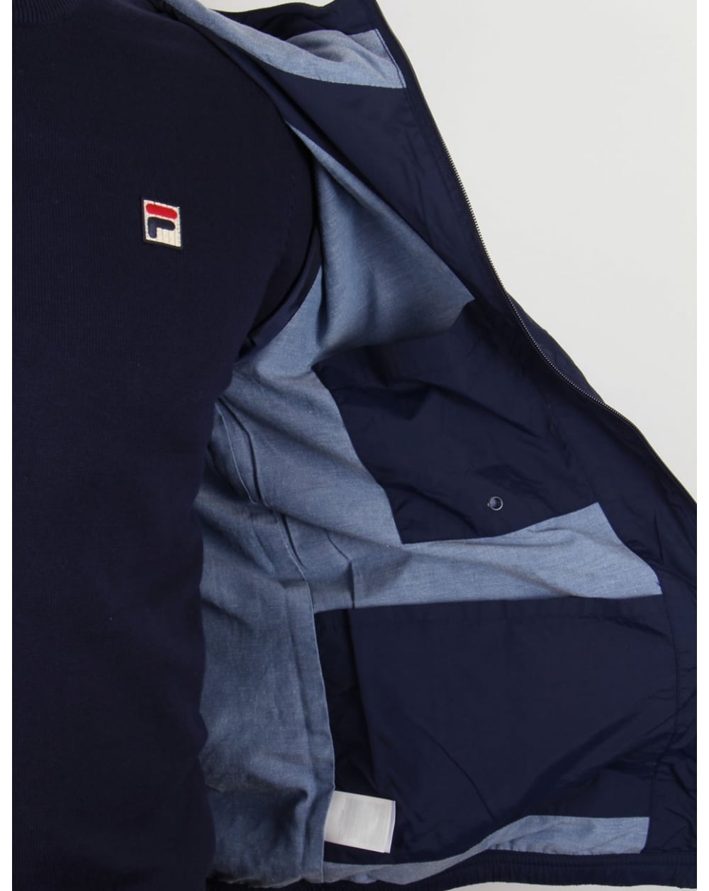 Fila Vintage Farro Kapuzenjacke Marineblau