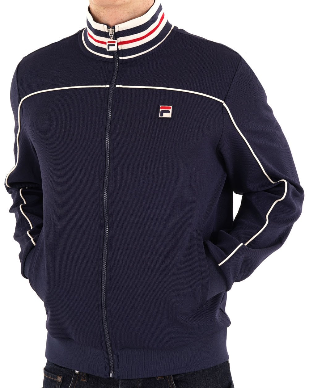 Fila Vintage Federico Trainingsjacke, Marineblau