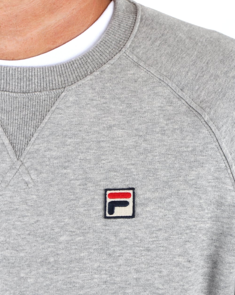 Fila Vintage Filippo Crew Sweatshirt Grau Twist