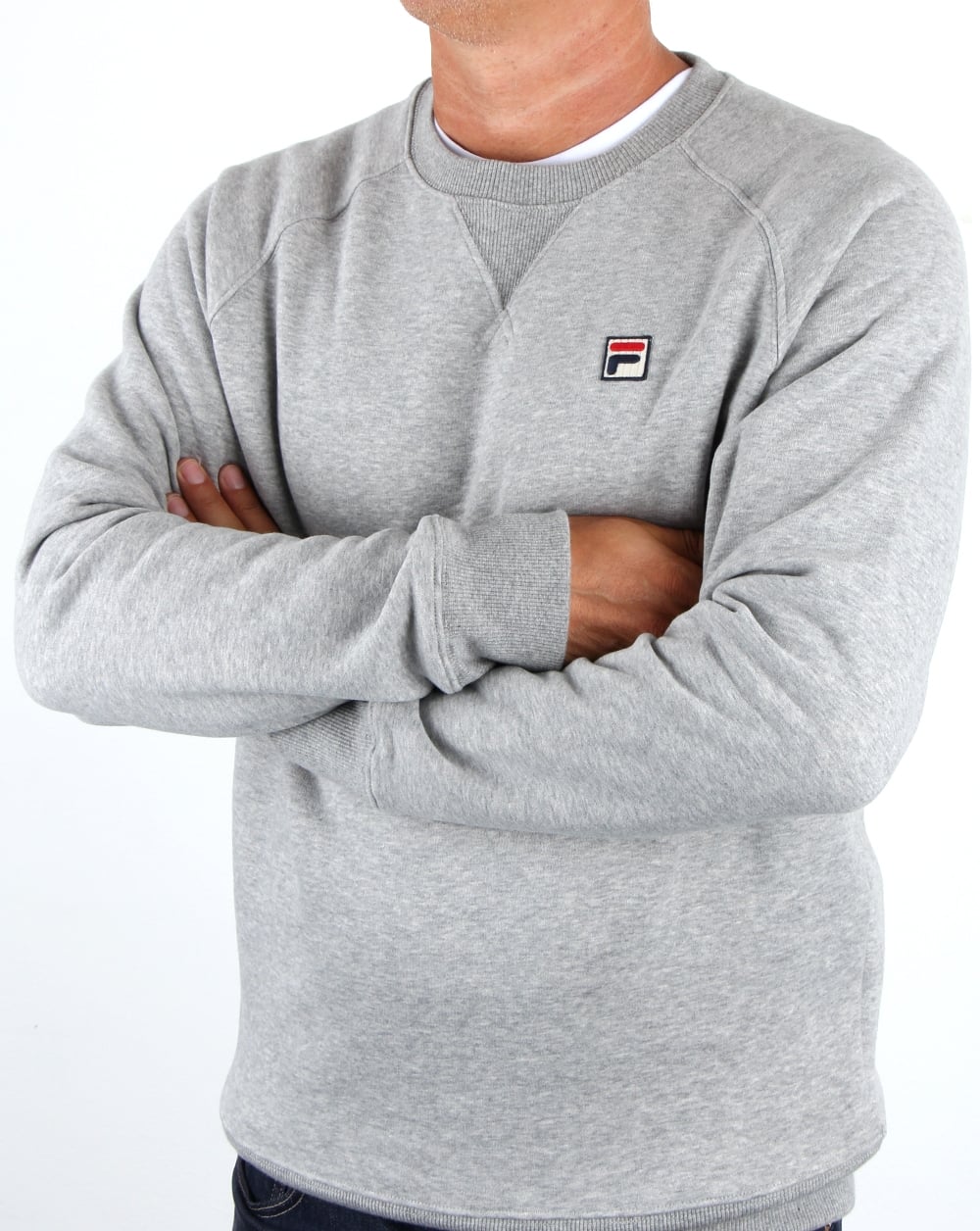 Fila Vintage Filippo Crew Sweatshirt Grau Twist