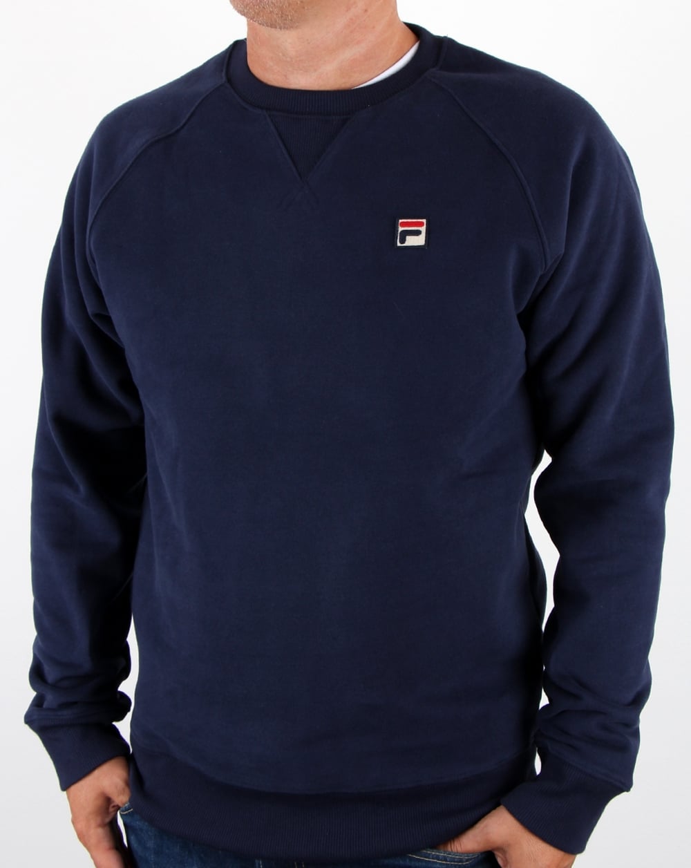 Fila Vintage Filippo Crew Sweat Navy