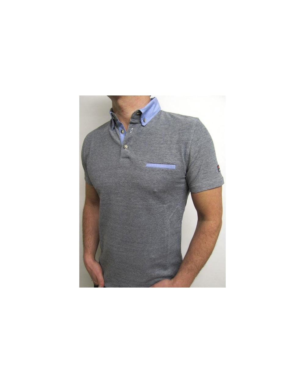 Fila Vintage Fleetwood Poloshirt, Marineblau
