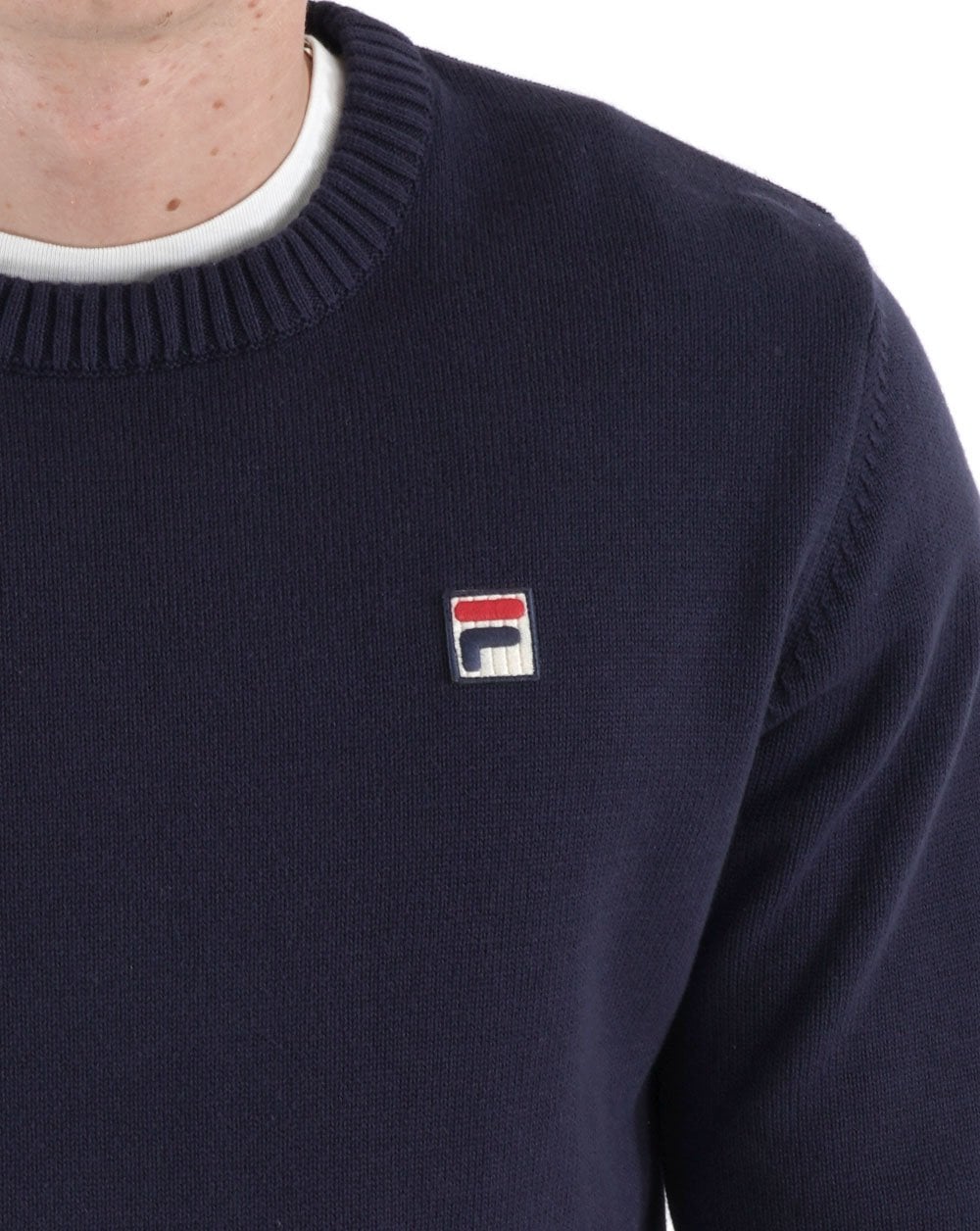 Fila Vintage Gavla Rundhalsstrick, Marineblau
