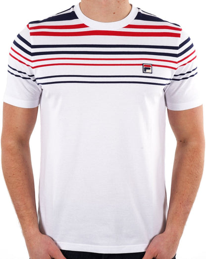 Fila Vintage Geeza T-Shirt Weiß
