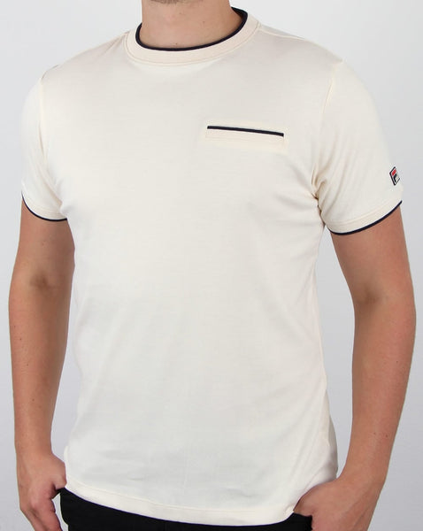 Fila Vintage Gianni T Shirt Gardenia