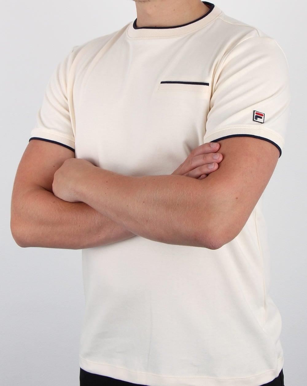 Fila Vintage Gianni T-Shirt Gardenia