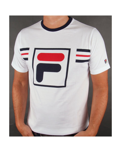 Fila Vintage Gimondo T-shirt White/navy/red