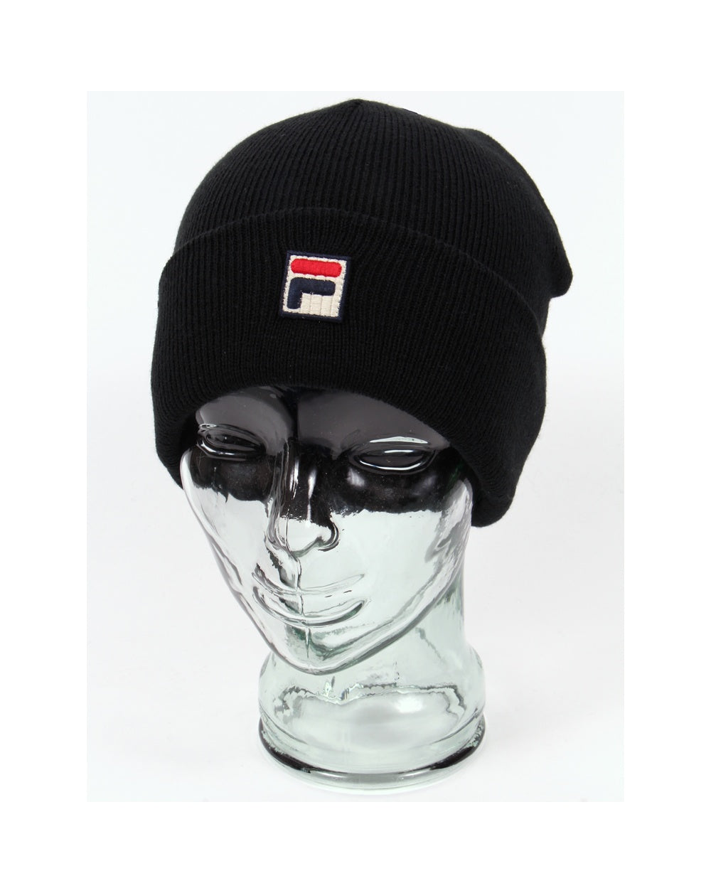 Fila Vintage Gozzi Foldover Ski Beanie Schwarz
