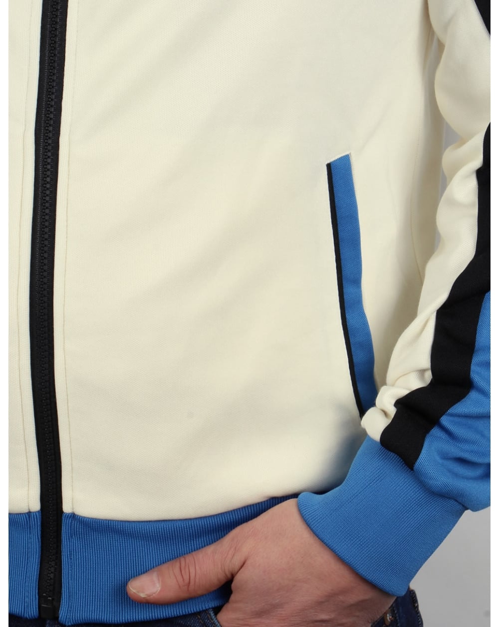 Fila Vintage Gybe Track Top Ocean Blue/black