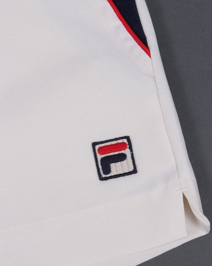 Fila Vintage High Tide 3 Shorts Gardenia/Marineblau/Rot