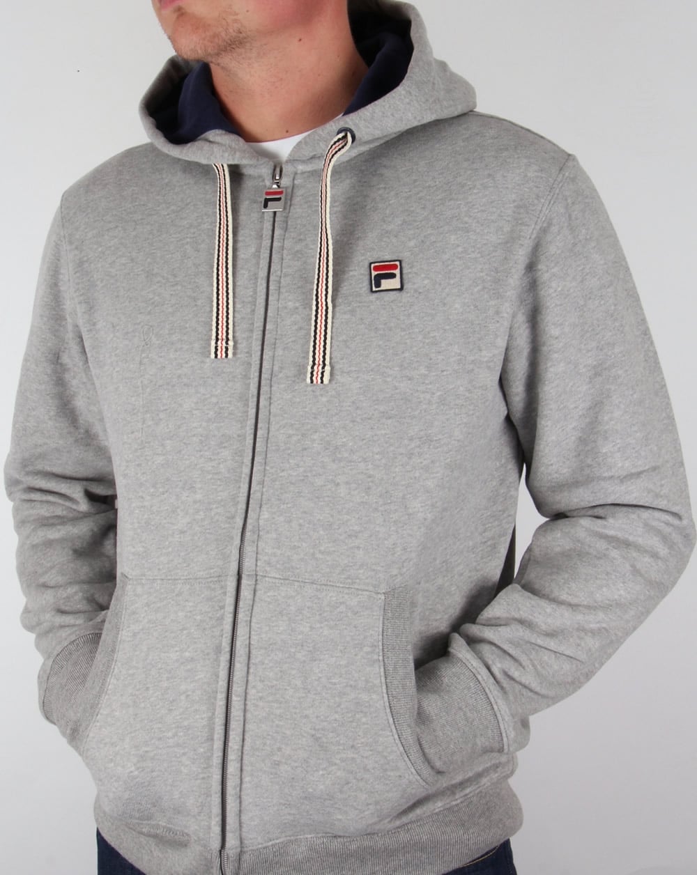 Fila Vintage Hoodie Grau