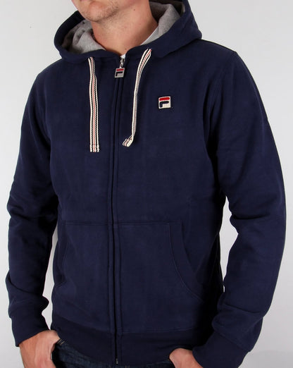 Fila Vintage Hoodie Marineblau