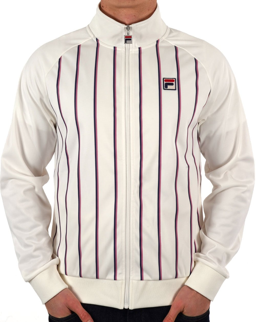 Fila Vintage Hudson Track Top Gardenia
