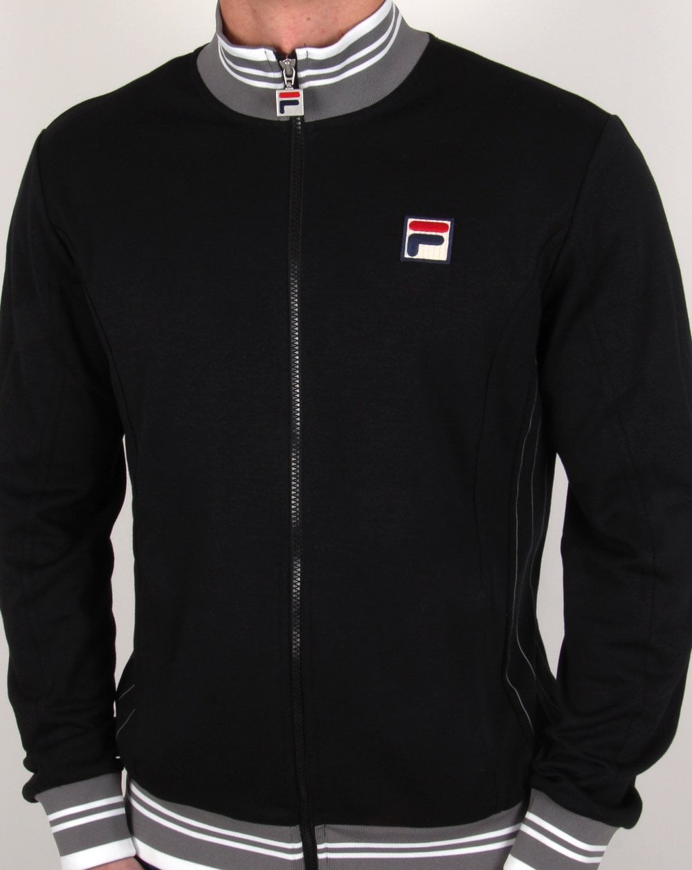 Fila Vintage Kesha Trainingsjacke Schwarz/Grau