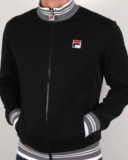 Fila Vintage Kesha Trainingsjacke Schwarz/Grau