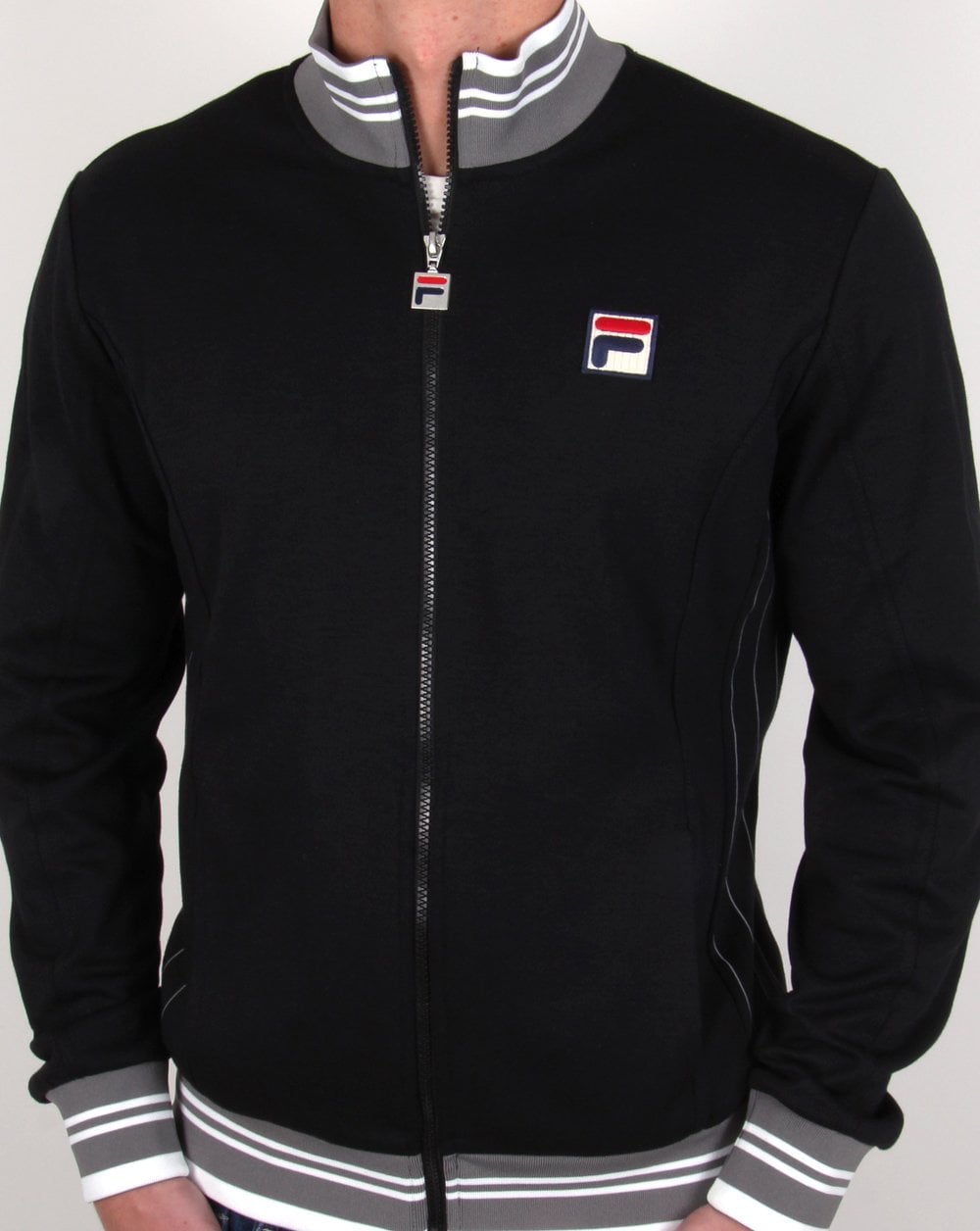 Fila Vintage Kesha Trainingsjacke Schwarz/Grau