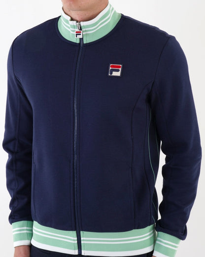 Fila Vintage Kesha Trainingsjacke Marineblau/Mintgrün