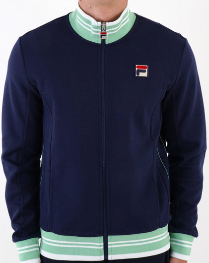 Fila Vintage Kesha Trainingsjacke Marineblau/Mintgrün