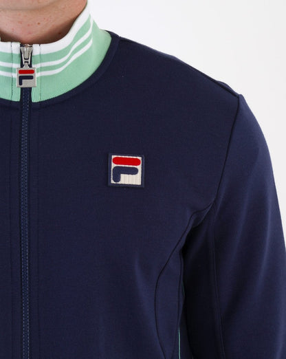 Fila Vintage Kesha Trainingsjacke Marineblau/Mintgrün