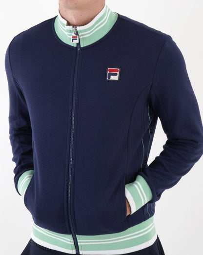 Fila Vintage Kesha Trainingsjacke Marineblau/Mintgrün
